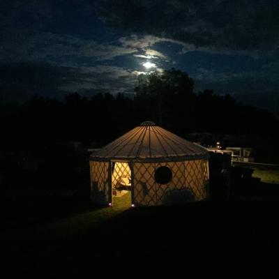 Yurt At Night