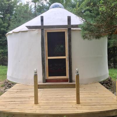 Yurt With Deck